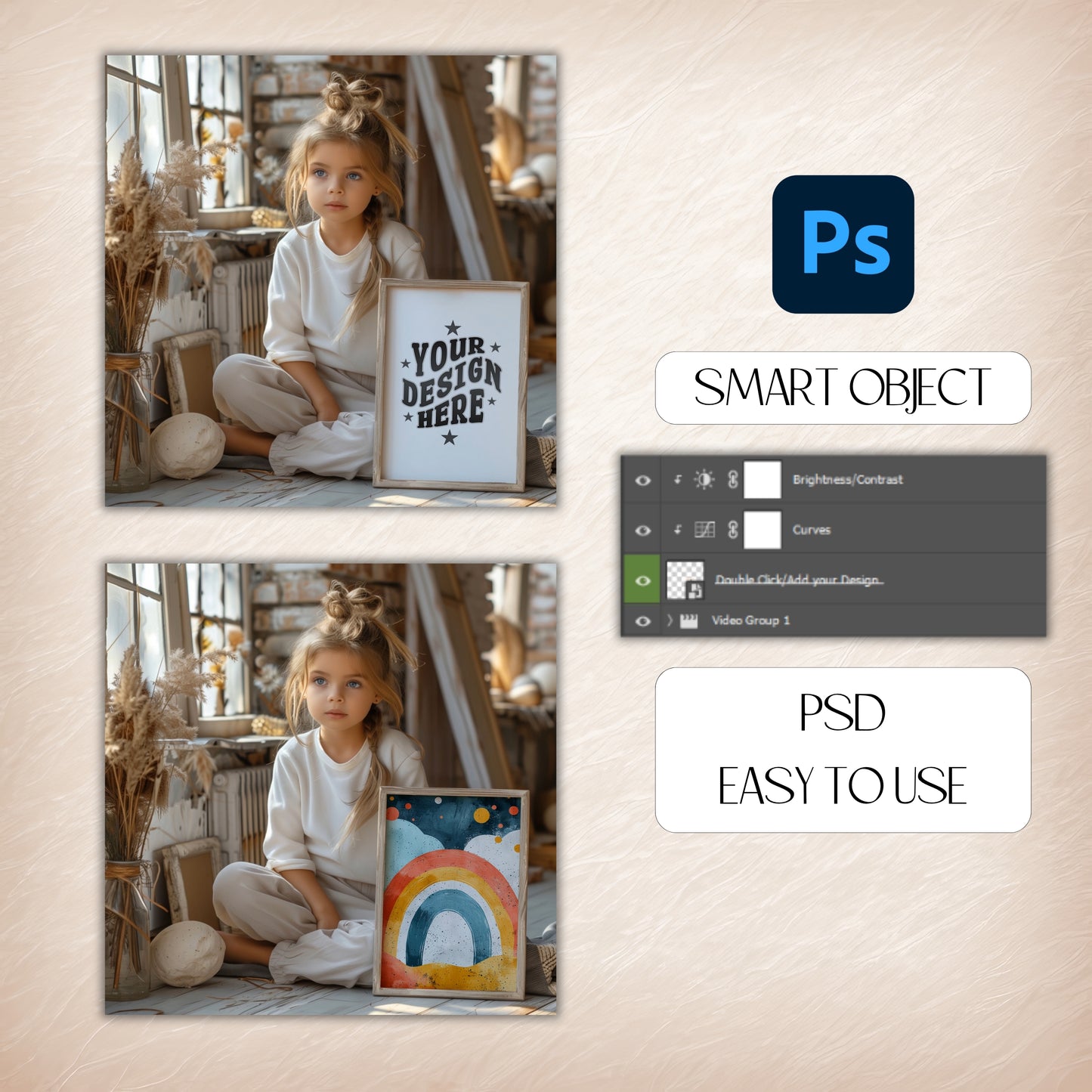 Photoshop Animated Frame Mockup