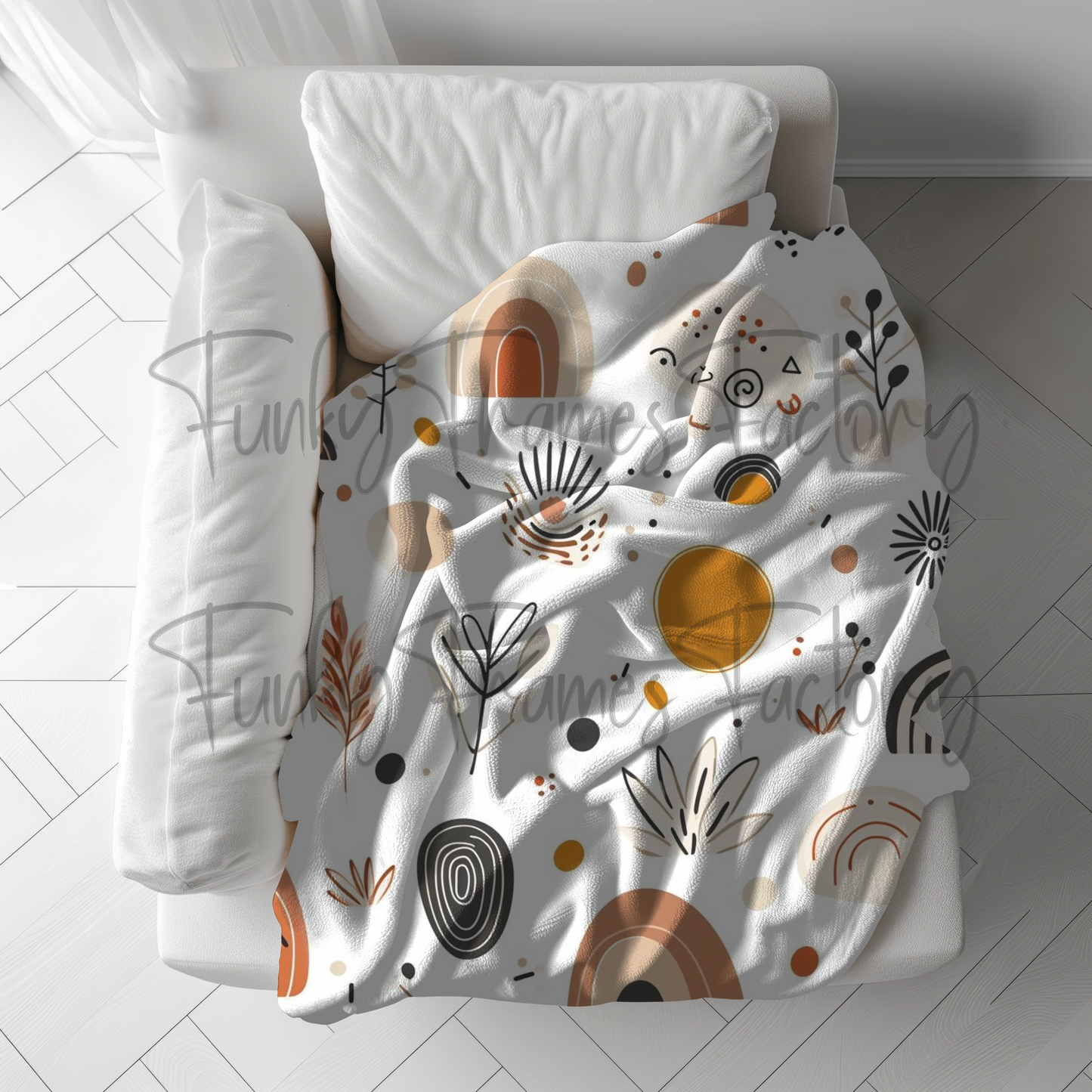 Fleece Blanket Mockup