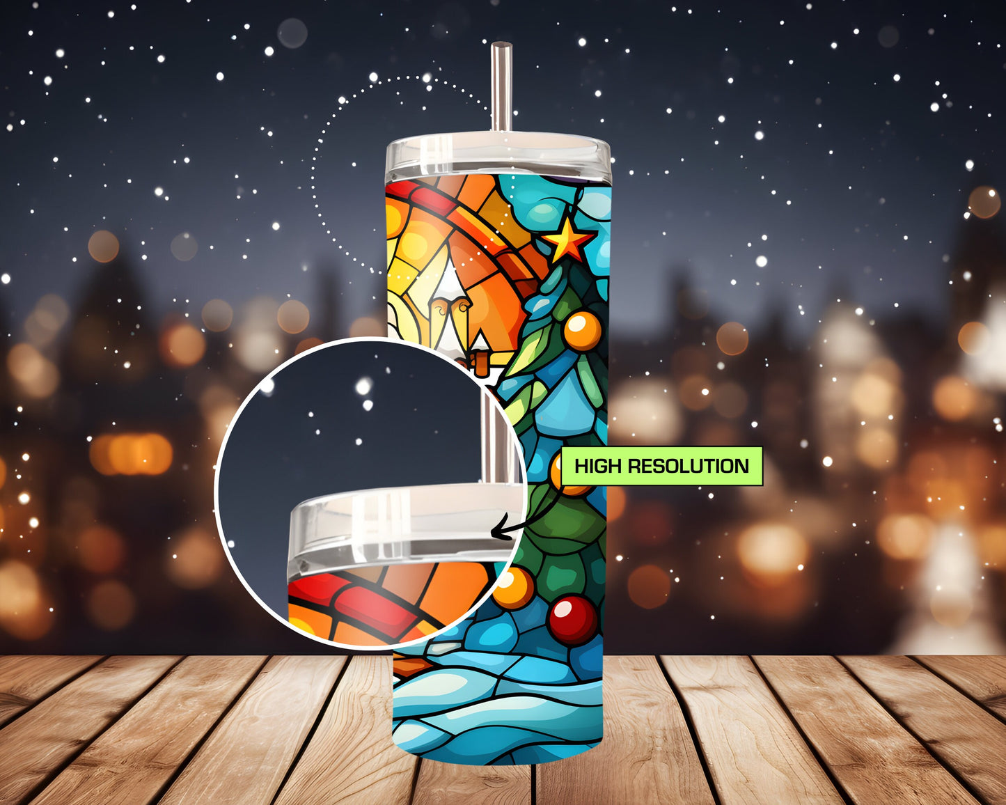 Animated Canva Tumbler Mockup