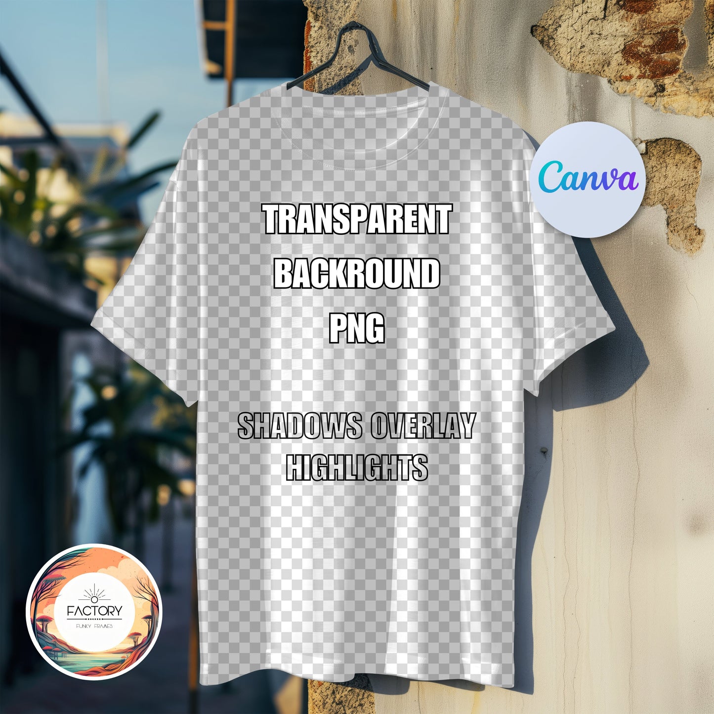Canva Editable T-shirt Color Mockup