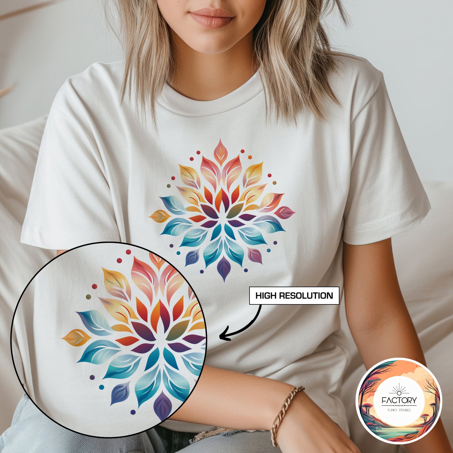 Boho T-Shirt Template