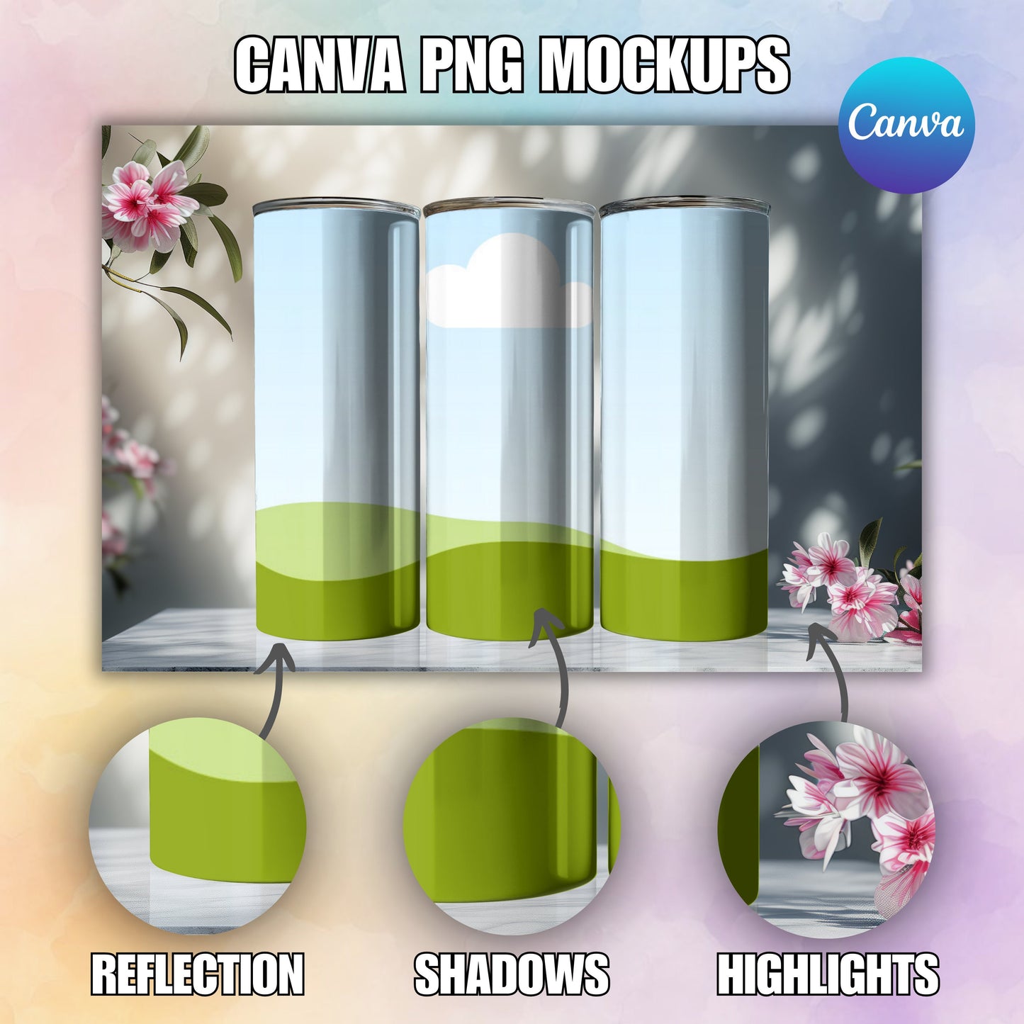 Tumbler PSD Mockup