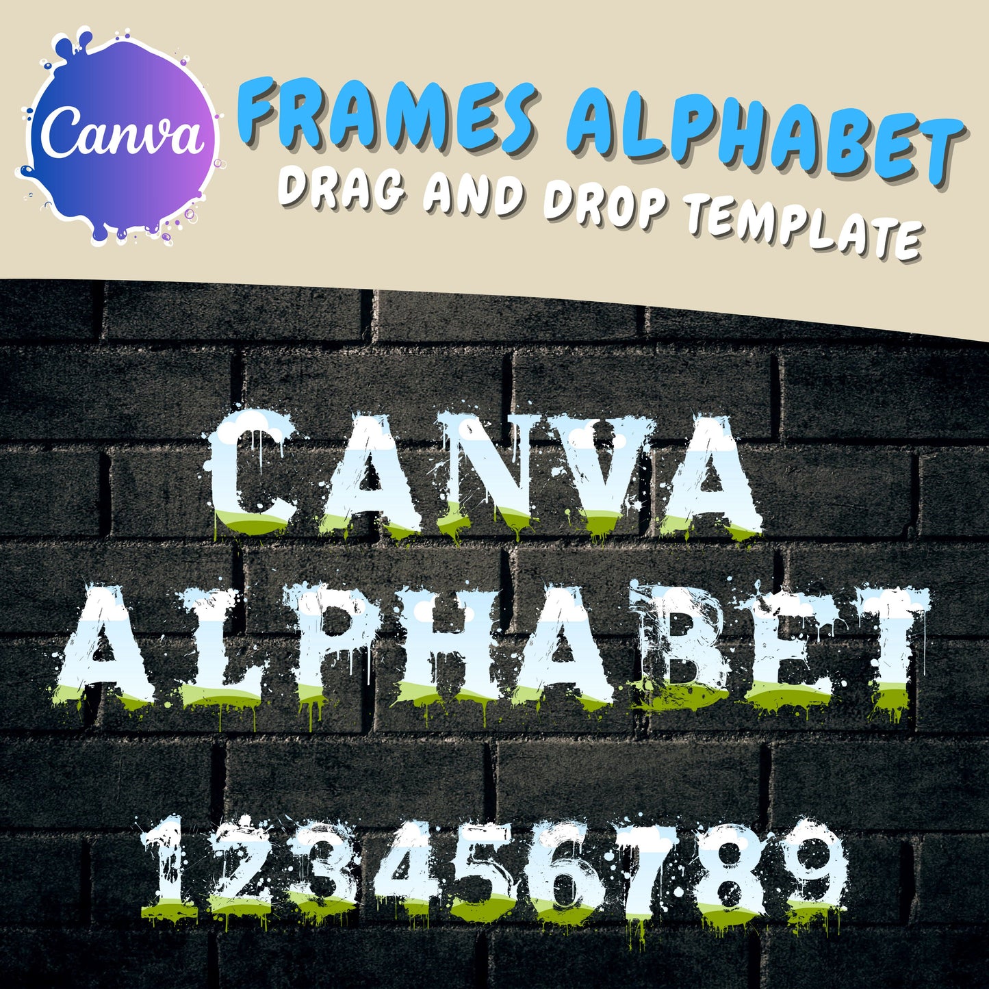Alphabet Canva Template