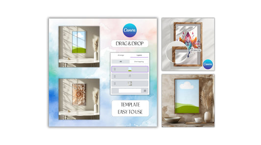 Canva Templates Made Easy: Canva Compatible, Drag and Drop Your Design!