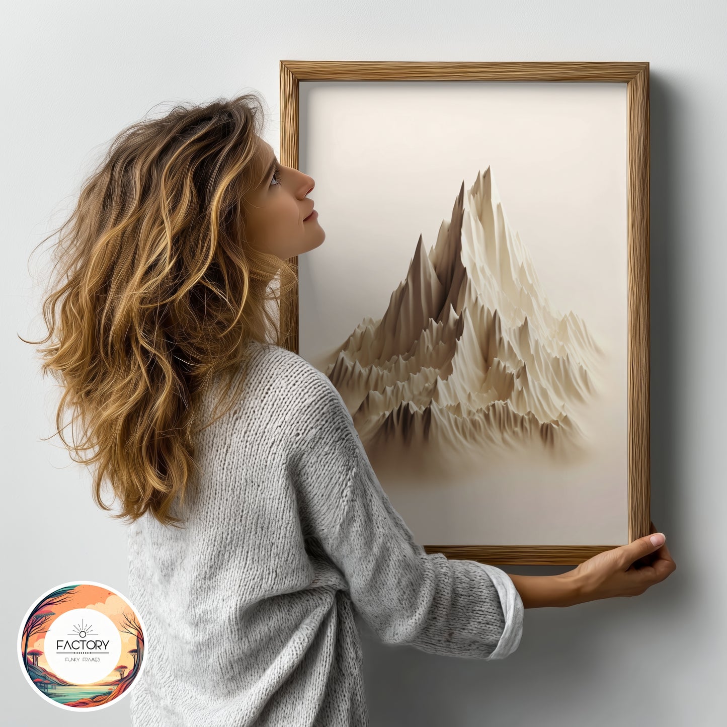 Canva Wallart Mockup Bundle | Canva Frame Template Bundle | Wallart Mockup for Canva Drag and Drop