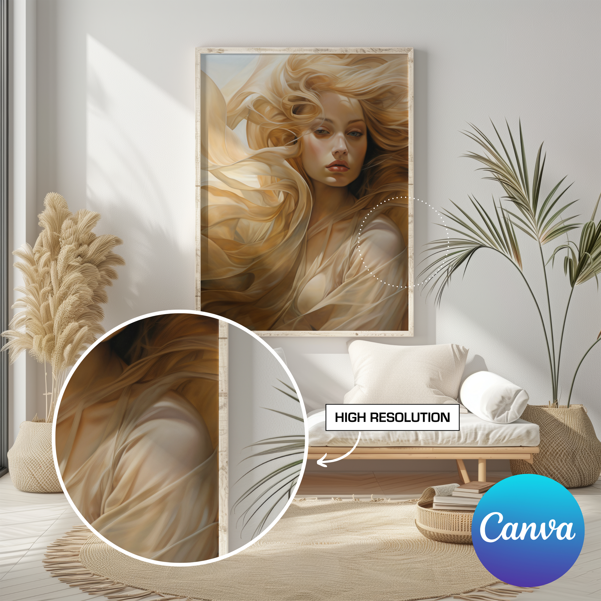 canva frame mockup