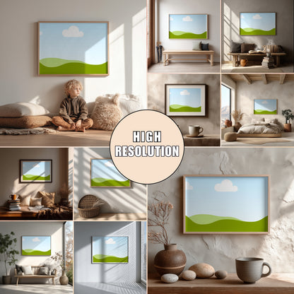 Wallart Mockup for Canva Drag and Drop
