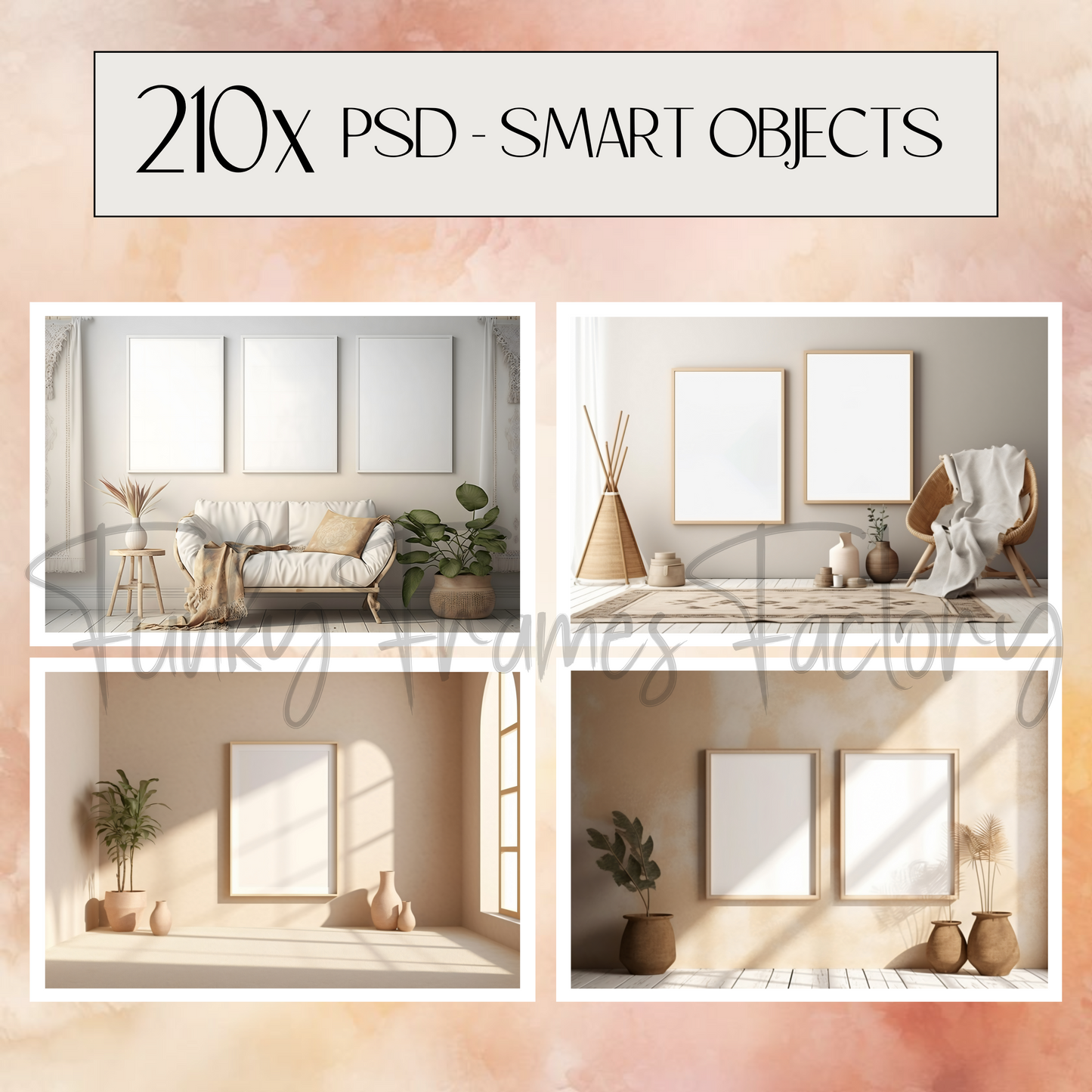 psd frame mockup bundle