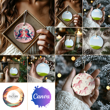 canva ornament mockup drag and drop