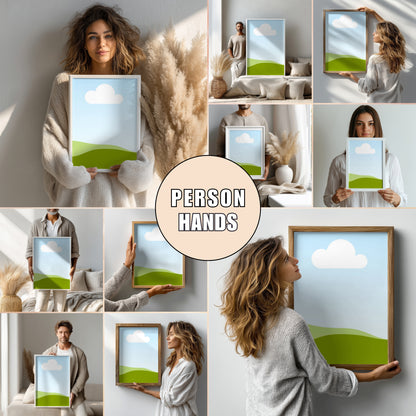 Canva Wallart Mockup Bundle | Canva Frame Template Bundle | Wallart Mockup for Canva Drag and Drop