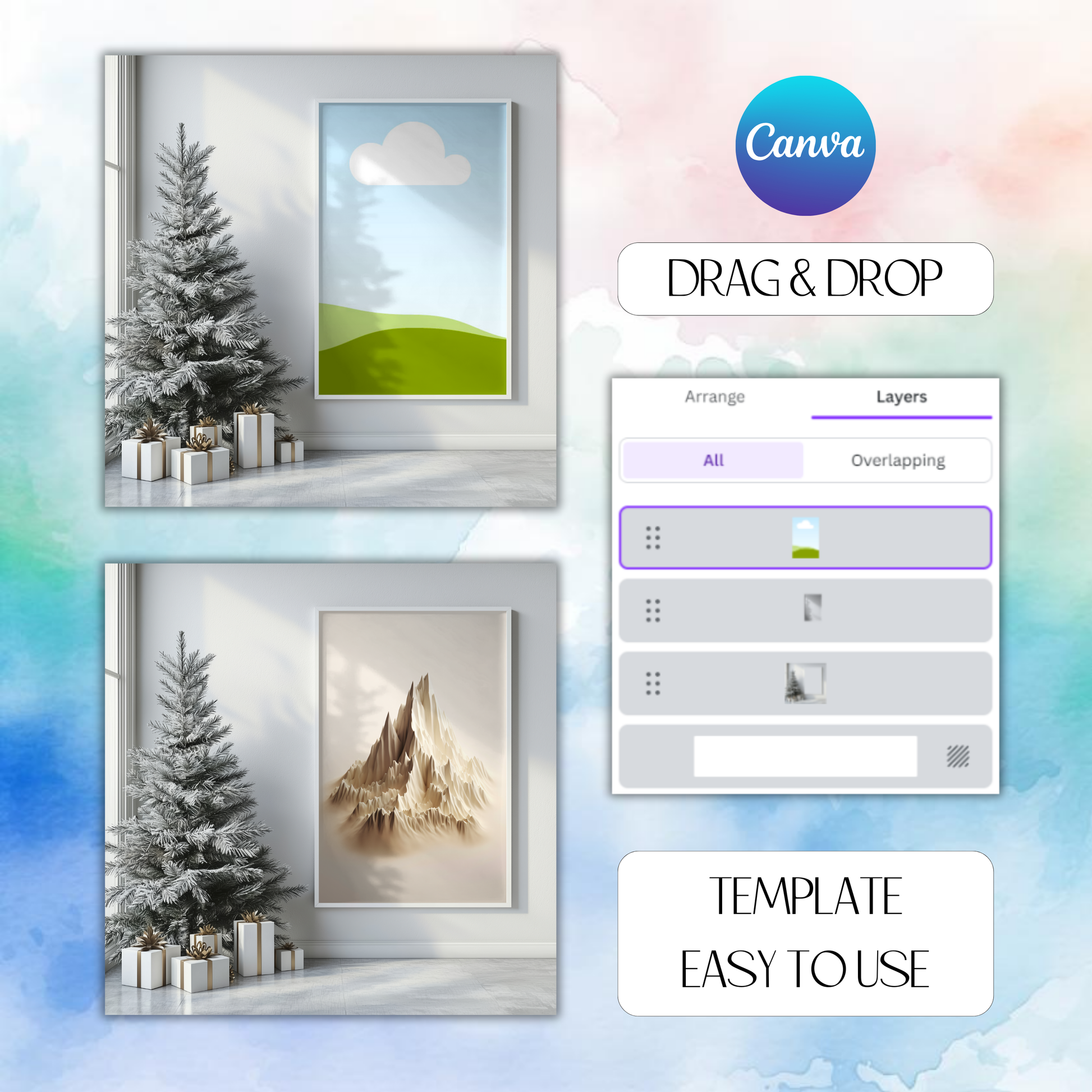 canva frame mockup