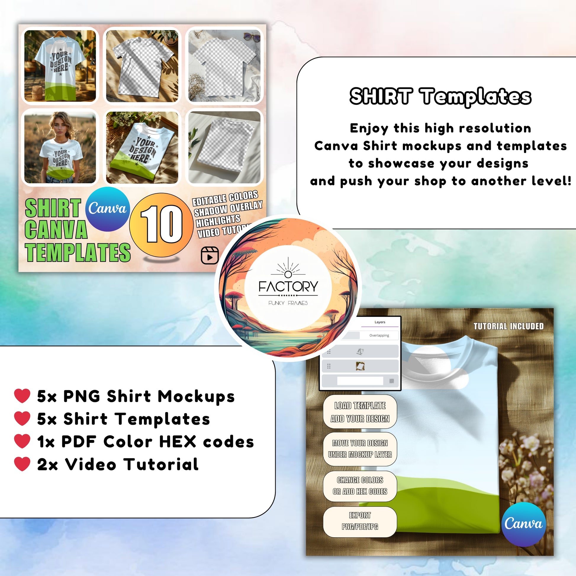 shirt canva templates