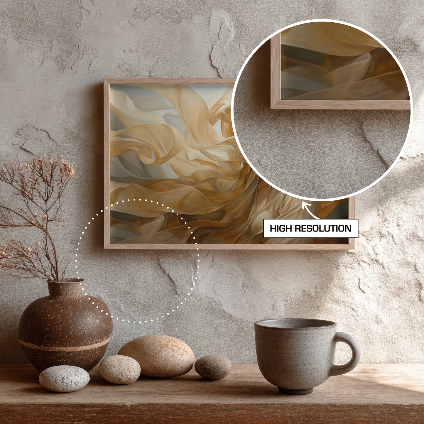 Wallart Mockup for Canva Drag and Drop