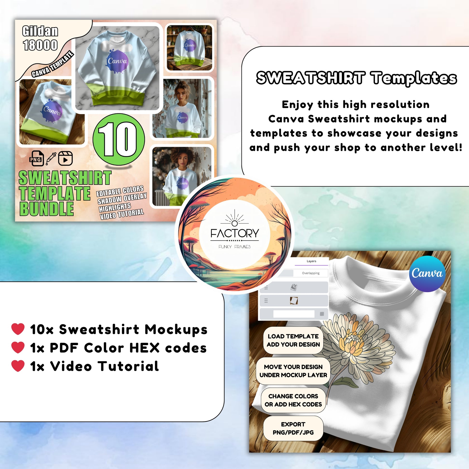 sweatshirt canva templates