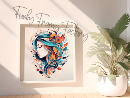 WallArt Frame Mockup Bundle + 10x PSD Wall Mockup Frame in Angle Perspective | Poster Mockup + TUTORIAL