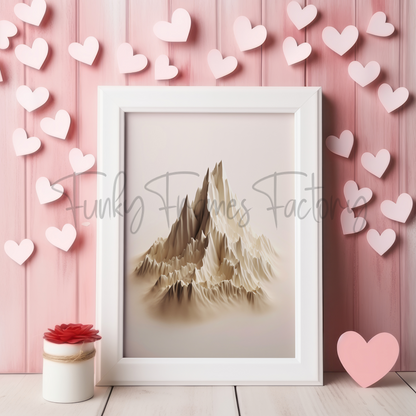 Valentines Frame Mockup Bundle | PSD WallArt Mockup Bundle | PSD Frame Mock-up Pack