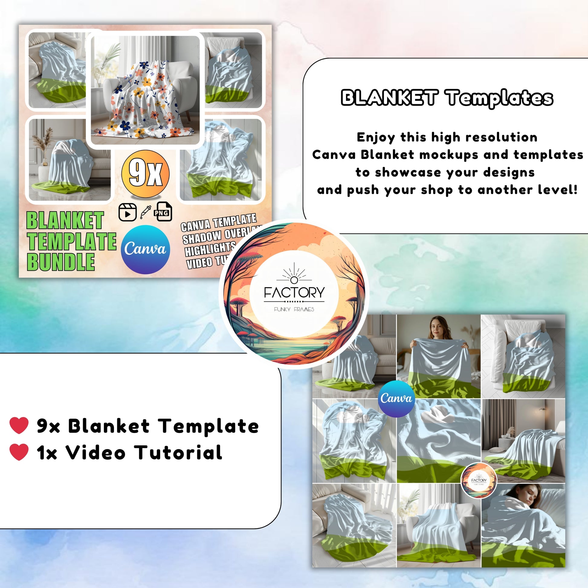 canva blanket templates