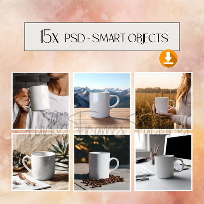 PSD Mug Mockup Bundle 