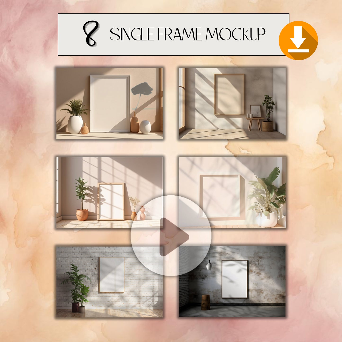 single frame video mockup