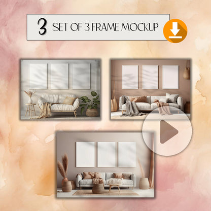 sets video frame mockup