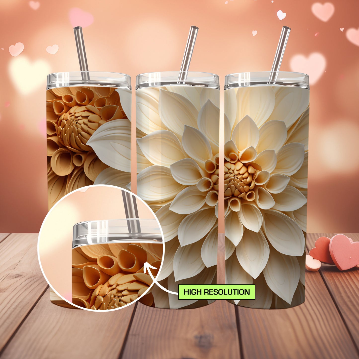 PNG Skinny Tumbler Mock up