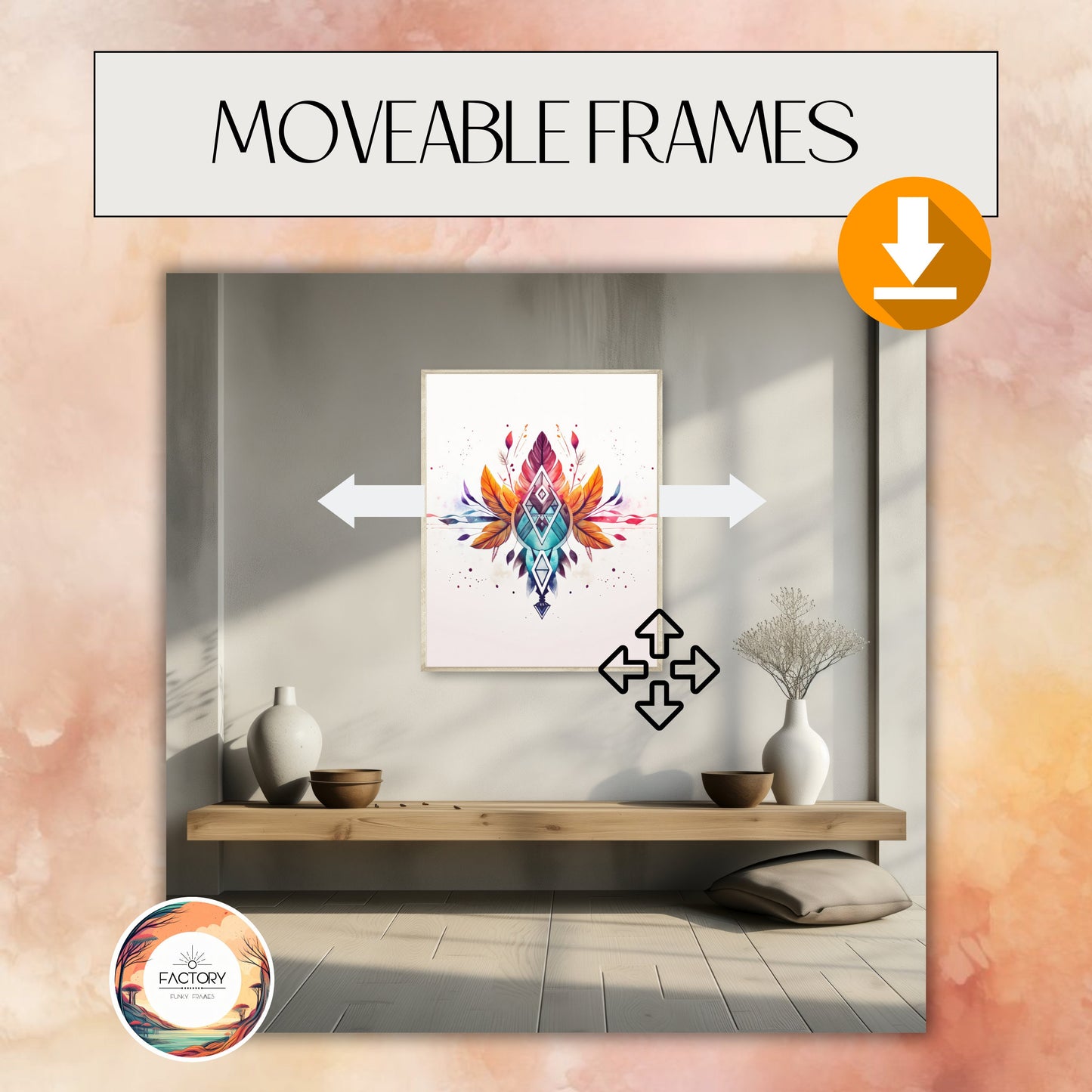 moveable frame mockup