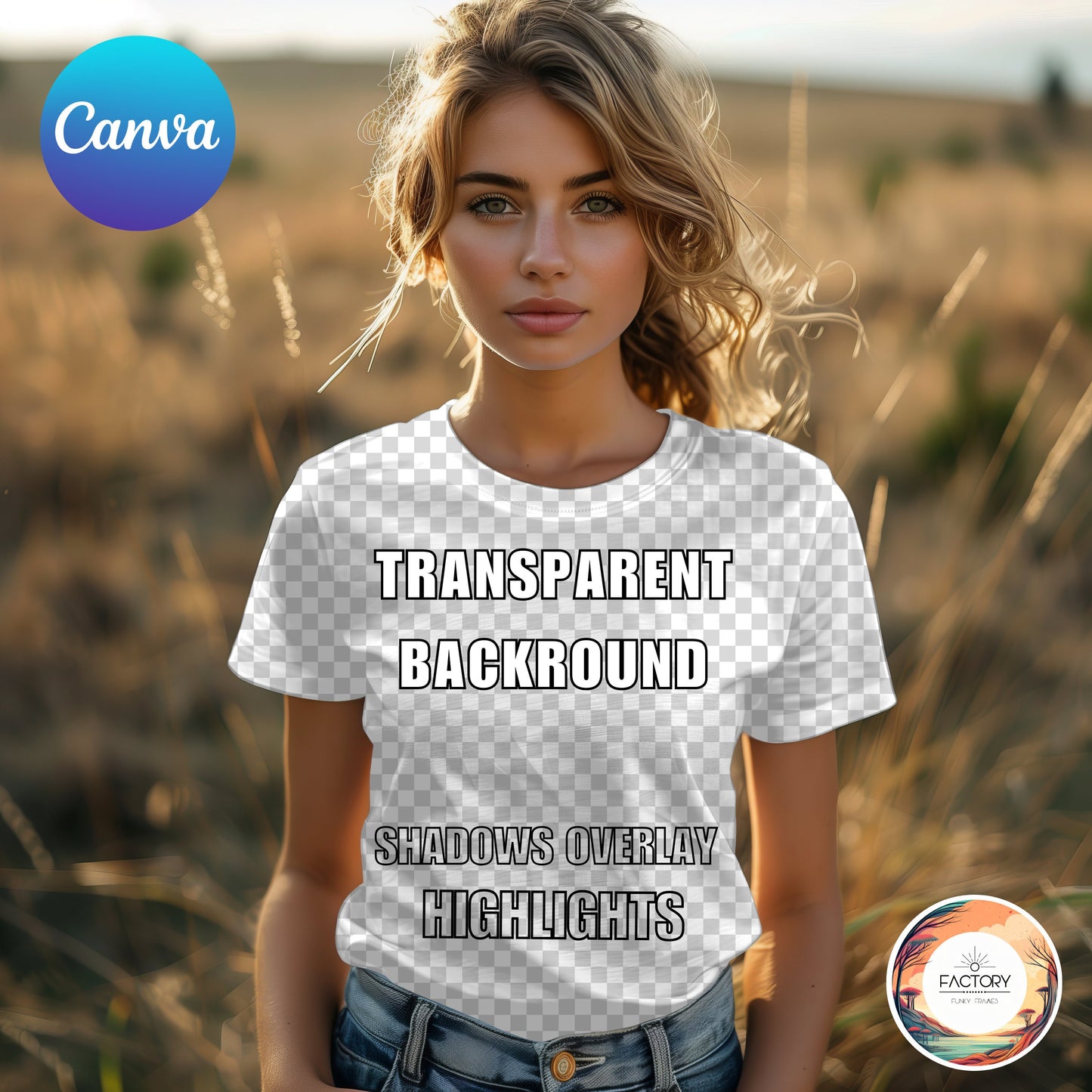 Canva 3001 Tee Mockup