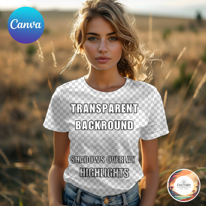 Canva 3001 Tee Mockup