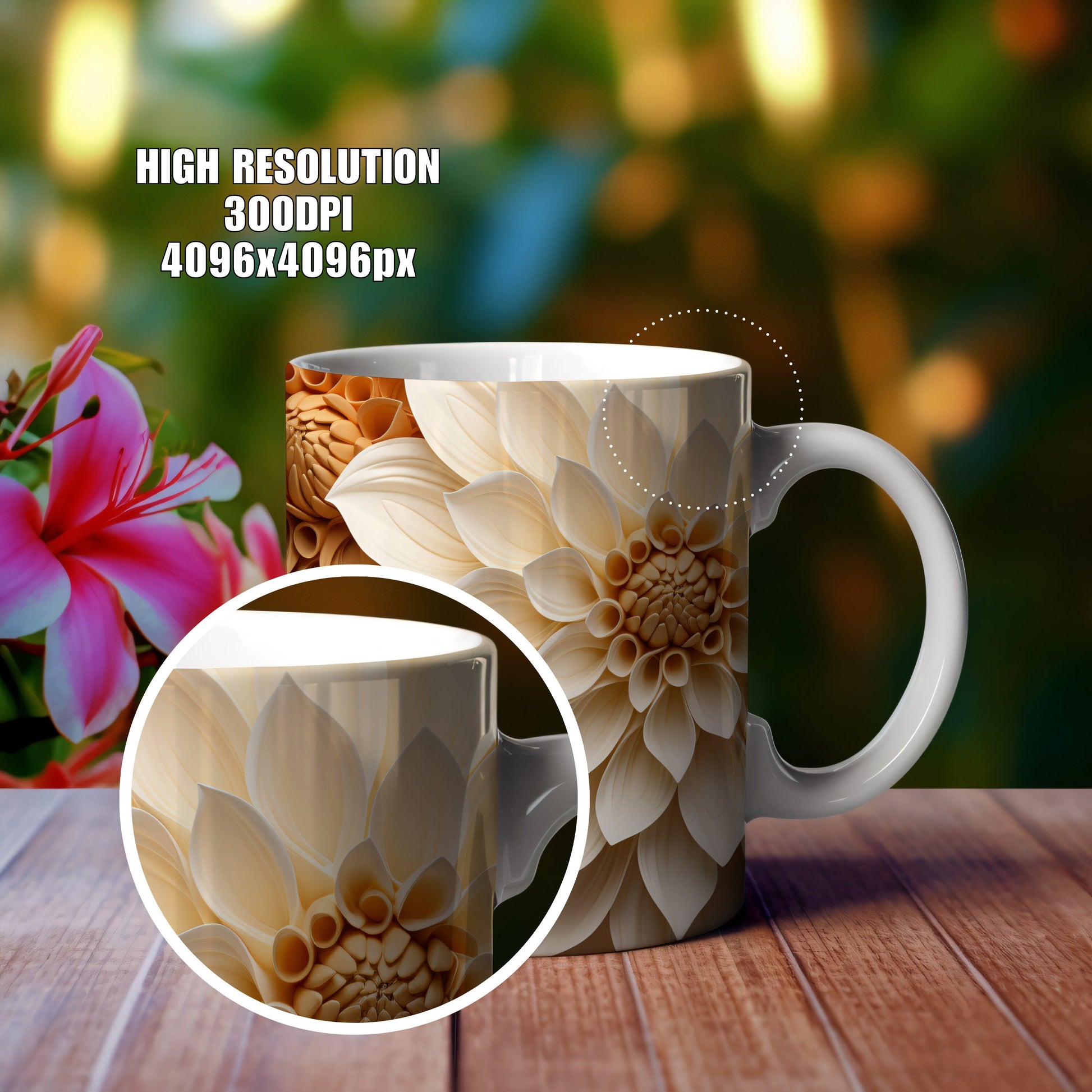 White Mug mock-up 