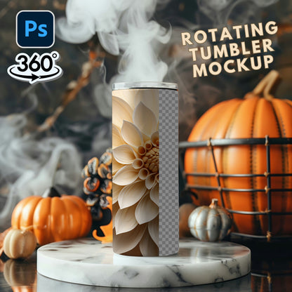 Rotating tumbler mockup