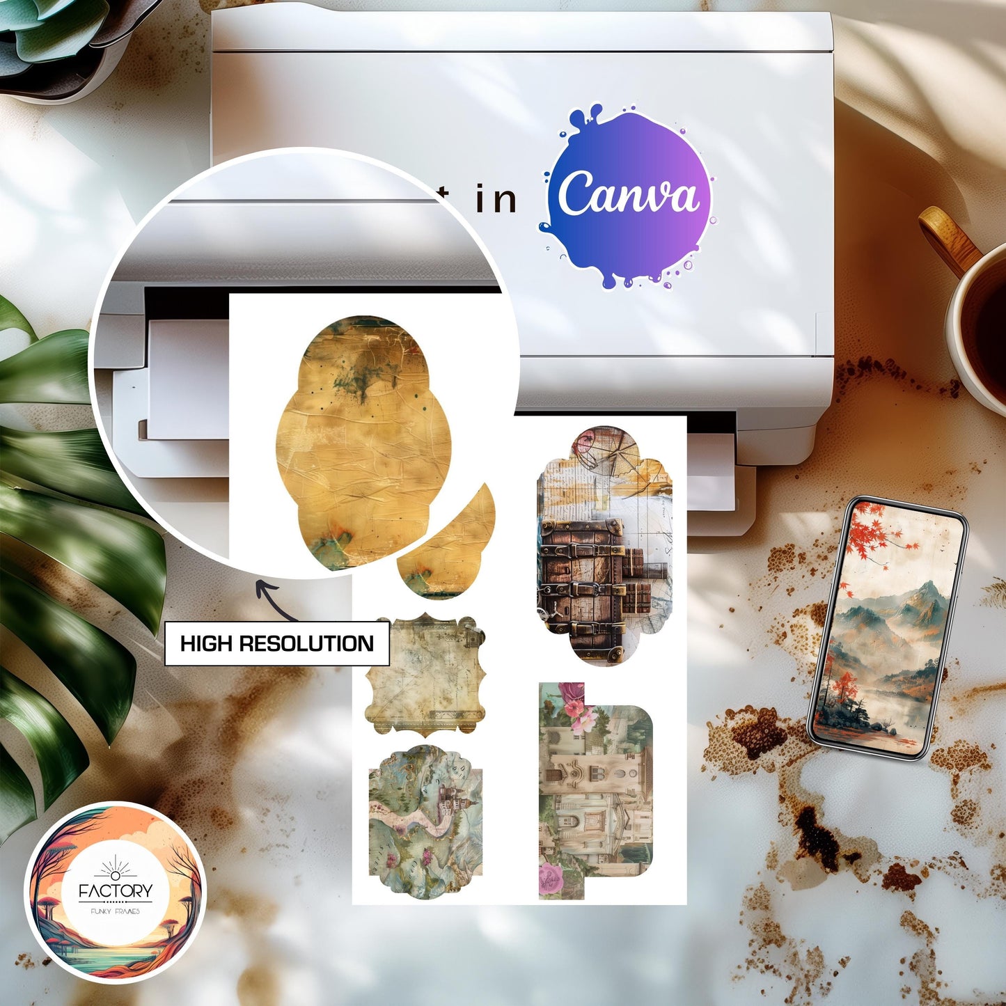 Drag and Drop Journal Template Video Canva Template