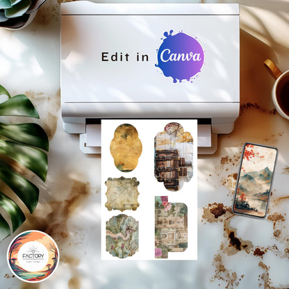 Drag and Drop Journal Template Video Canva Template