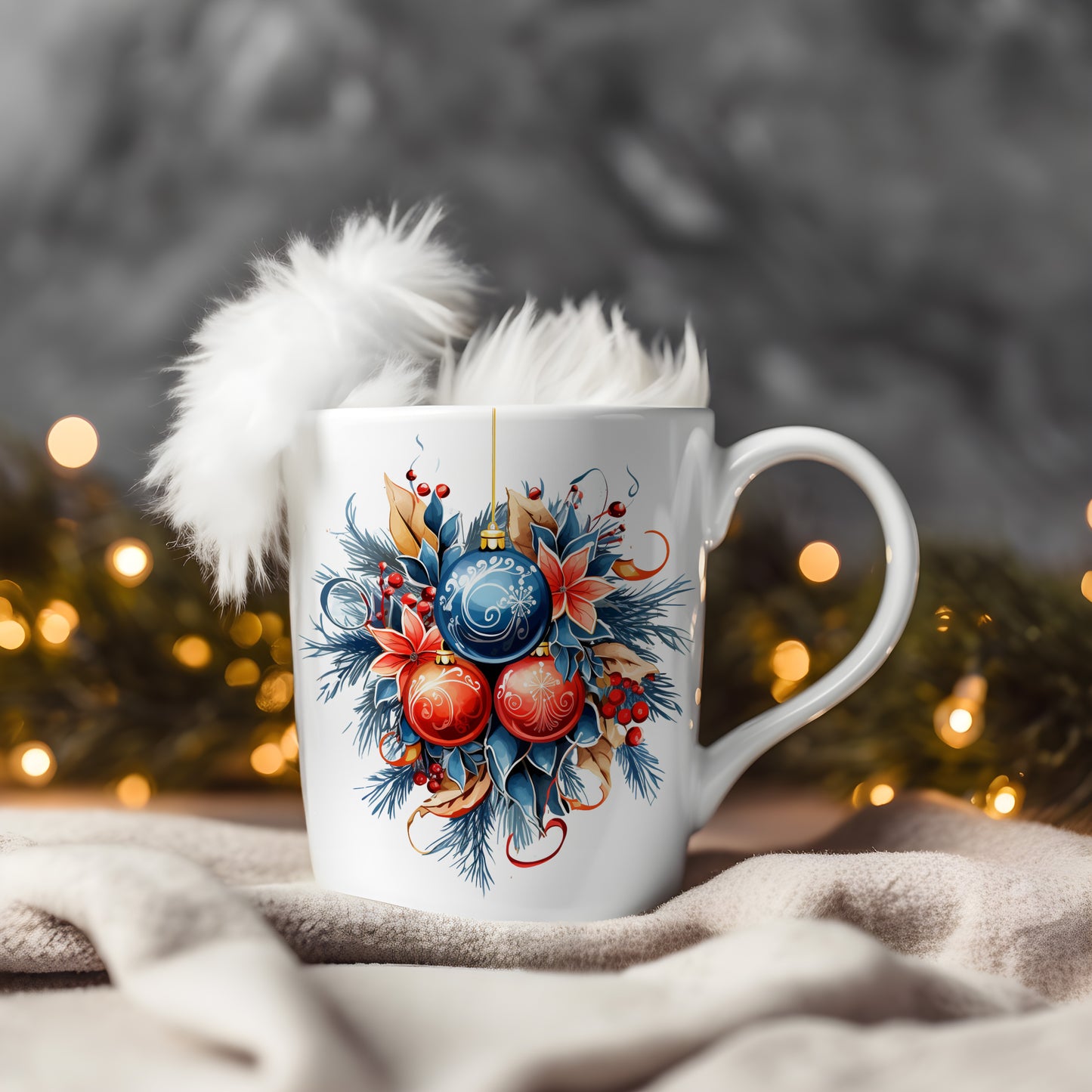 Christmas Mug Mockup Bundle + 11x PSD Mug Templates | Full Front Cover Christmas Cup Mock up Bundle + TUTORIALS